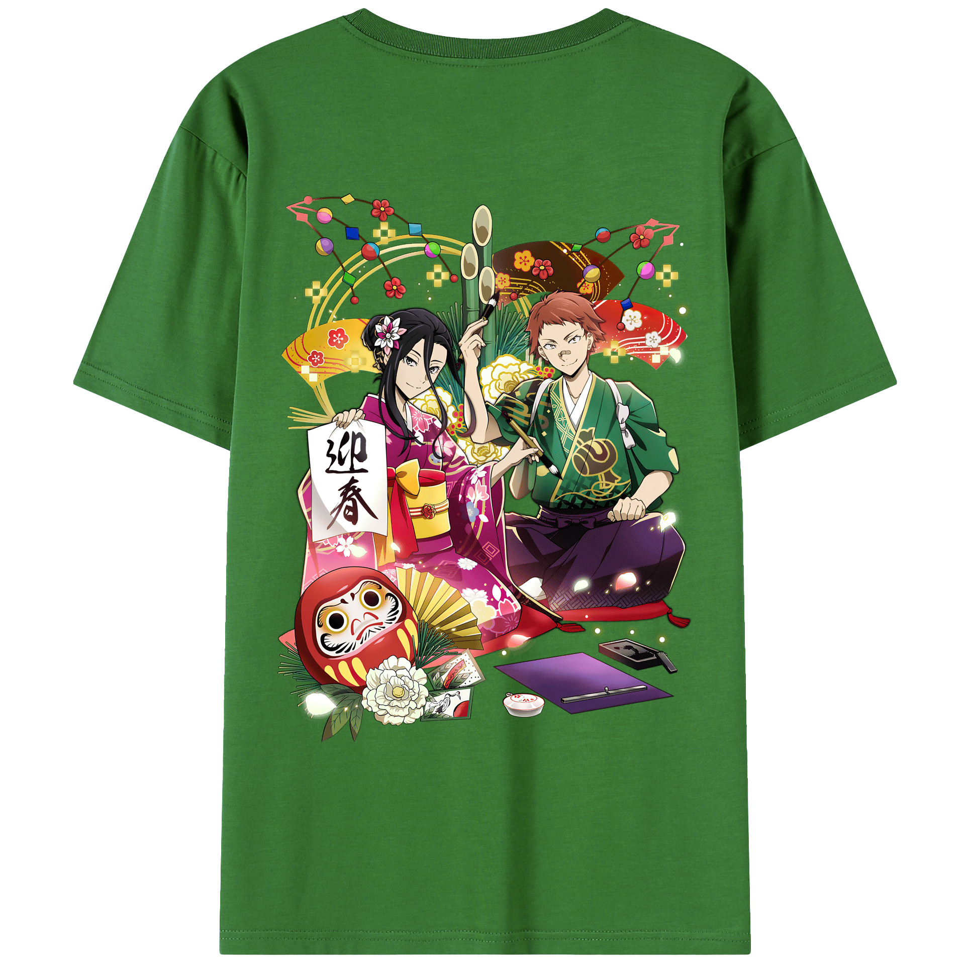 （画像用） 文豪ストレイドッグス Bungo Stray Dogs レディース半袖Tシャツ(バックプリント)